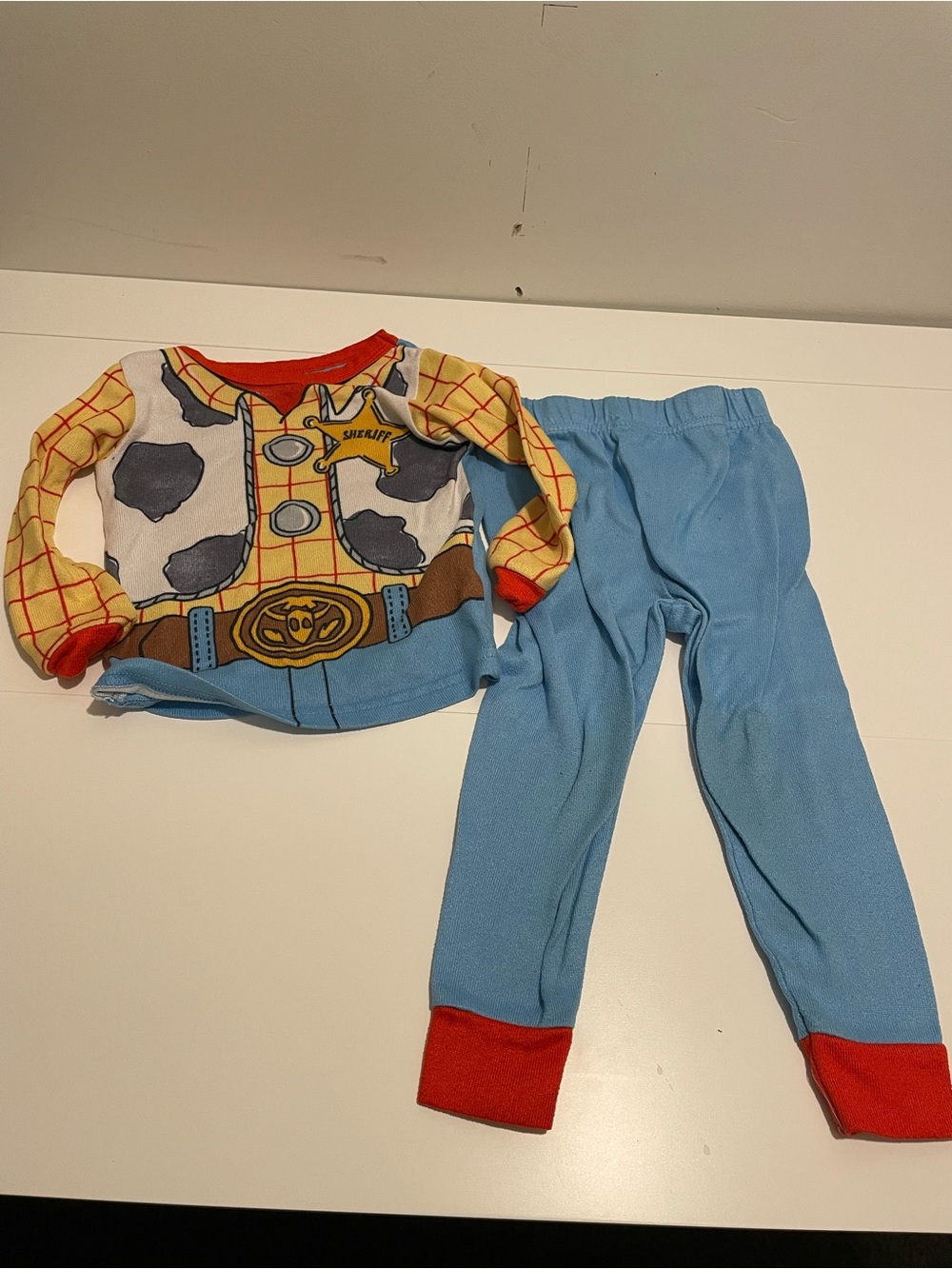 Disney Toy Story Woody Snug Fit Cotton Pajamas Sleepwear Set 3T